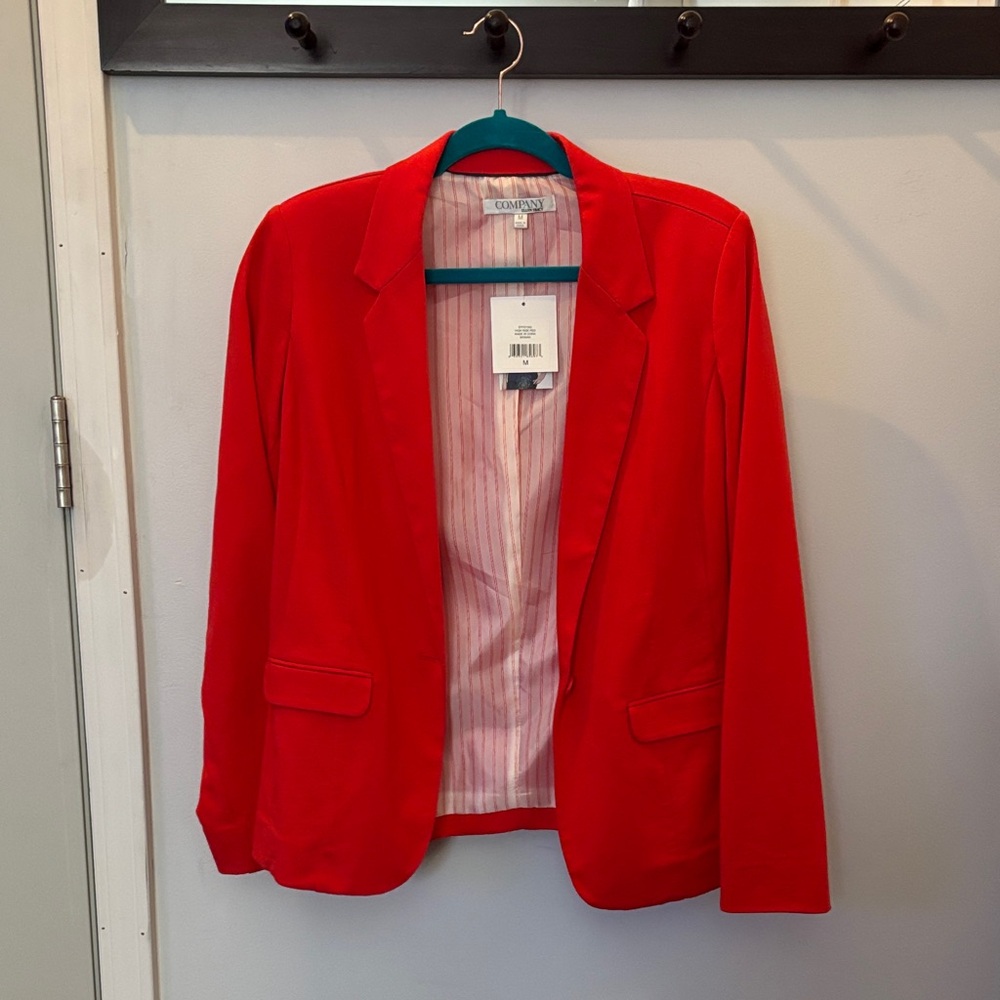 Express Vibrant Red/Orange Women's Blazer